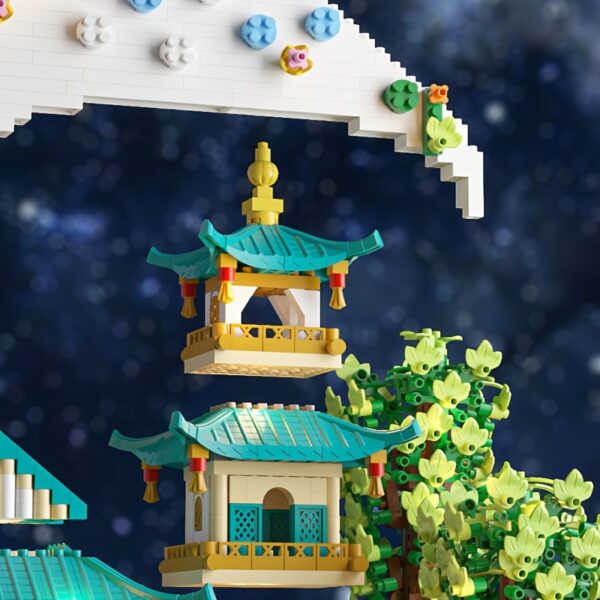 Guanghan Wonderland Large Difficulty 3D Building Model Building Block Set. Architect Educational Toy Set Is The First Choice for Christmas, Halloween, Thanksgiving And Birthdays - Image 6