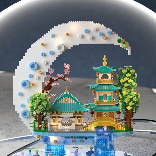 Guanghan Wonderland Large Difficulty 3D Building Model Building Block Set. Architect Educational Toy Set Is The First Choice for Christmas, Halloween, Thanksgiving And Birthdays - Image 5