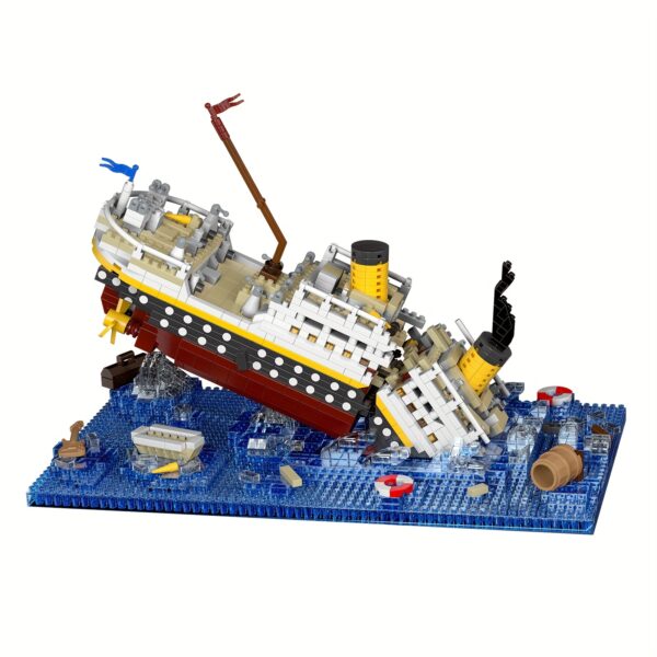 Large Titanic Model Building Block Kit, Adults Challenging Huge Titanic Cruise Ship Model Building Set, Adult Gifts, Birthday Gifts, Gifts For Friends, Family Ornaments - Image 6