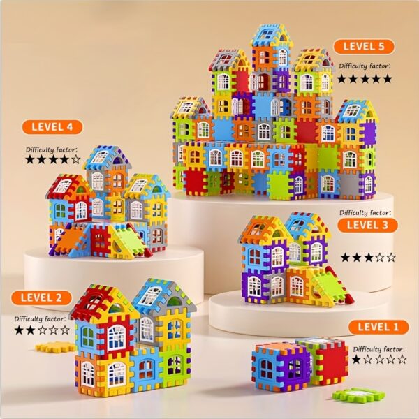100/50pcs Building Blocks Toy Set - Educational Early Learning Stacking Blocks With Storage Bucket - Interlocking ABS Construction Toys For Kids - Ignite Imagination & Creativity - Image 8