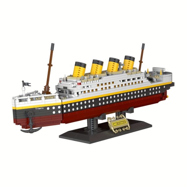 Large Titanic Model Building Block Kit, Adults Challenging Huge Titanic Cruise Ship Model Building Set, Adult Gifts, Birthday Gifts, Gifts For Friends, Family Ornaments - Image 3