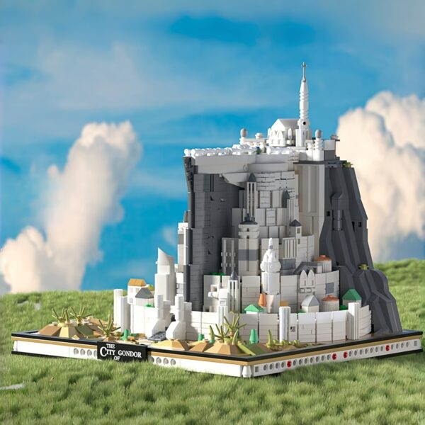 Minas Tirith Castle Building Block Set, MOC White City Movie Set Building Complex, Perfect for Home And Office Display, Fan Adult Toy Gift, Birthday, Christmas, Easter 1680pcs, Best for Christmas - Image 7