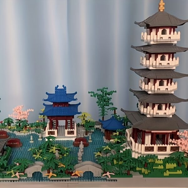 3800 + PCS Hangzhou West Lake building blocks, construction difficult toys, Christmas gifts - Image 5