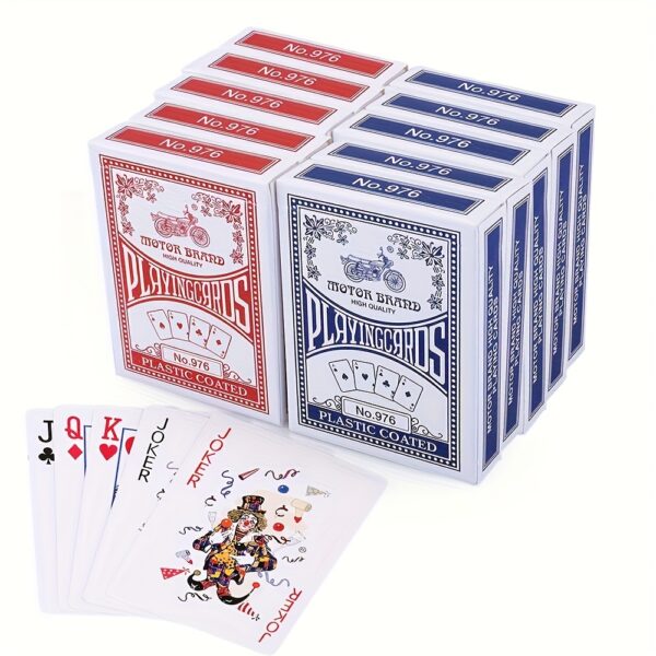 Playing Cards, Decks Of Cards Bulk, Poker Size, Blue And Red, Game Card