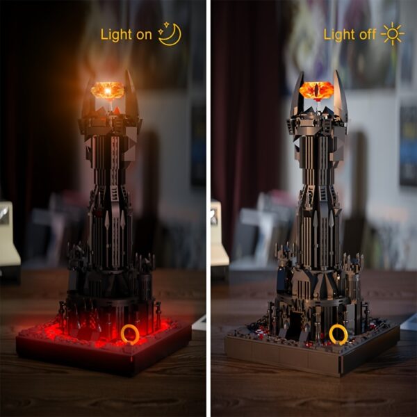 779pcs Popular Movie Architecture Black Tower Building Blocks Playset Fan Must Buy Toys Handmade Building Exquisite Room Decorations Collectible Best Gift for Friends - Image 4