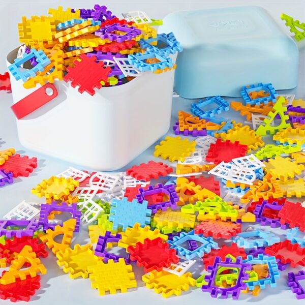 100/50pcs Building Blocks Toy Set - Educational Early Learning Stacking Blocks With Storage Bucket - Interlocking ABS Construction Toys For Kids - Ignite Imagination & Creativity