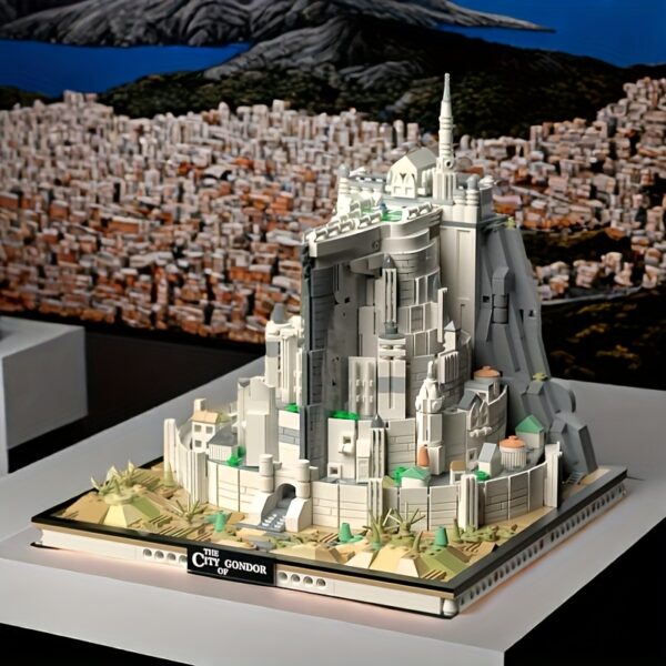 Minas Tirith Castle Building Block Set, MOC White City Movie Set Building Complex, Perfect for Home And Office Display, Fan Adult Toy Gift, Birthday, Christmas, Easter 1680pcs, Best for Christmas - Image 11