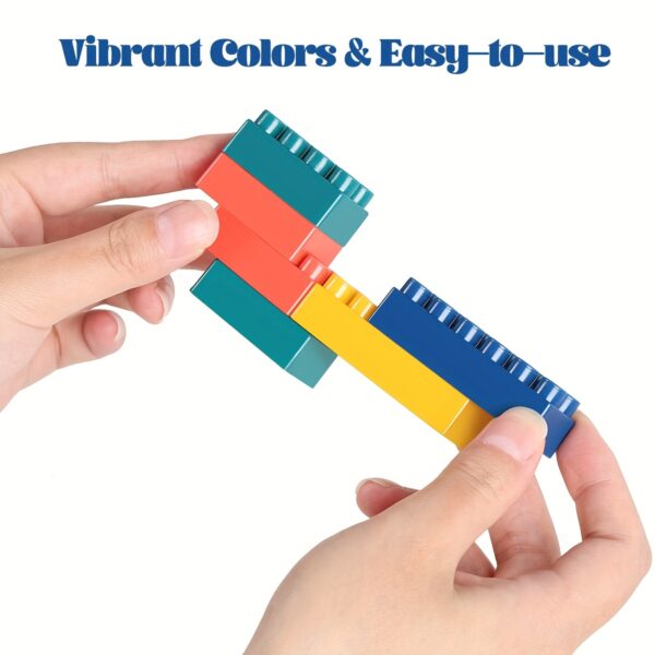 360pcs Creative Building Block Set Large Particle Building Blocks with Table DIY Education Fun Toy to Stimulate Children's Creativity And Imagination Kids Puzzle Splicing Gift Box for Girls Boys - Image 6