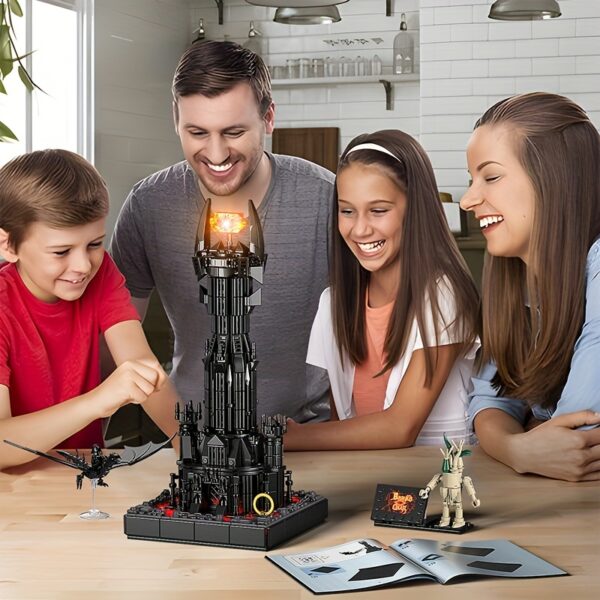 779pcs Popular Movie Architecture Black Tower Building Blocks Playset Fan Must Buy Toys Handmade Building Exquisite Room Decorations Collectible Best Gift for Friends - Image 8