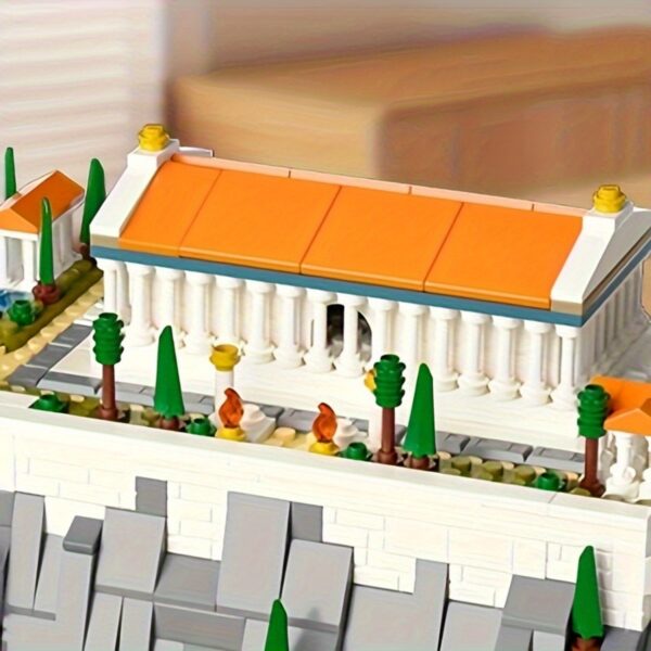 Athens Acropolis Architectural Landmark Mini Building Block Toys, Athens Acropolis Castle, Collection and Display Model Home Decoration Gifts, Jigsaw Table Decoration Gifts 1, 752pcs - Image 6