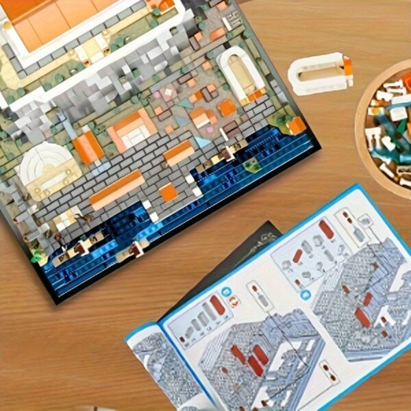 Athens Acropolis Architectural Landmark Mini Building Block Toys, Athens Acropolis Castle, Collection and Display Model Home Decoration Gifts, Jigsaw Table Decoration Gifts 1, 752pcs - Image 5