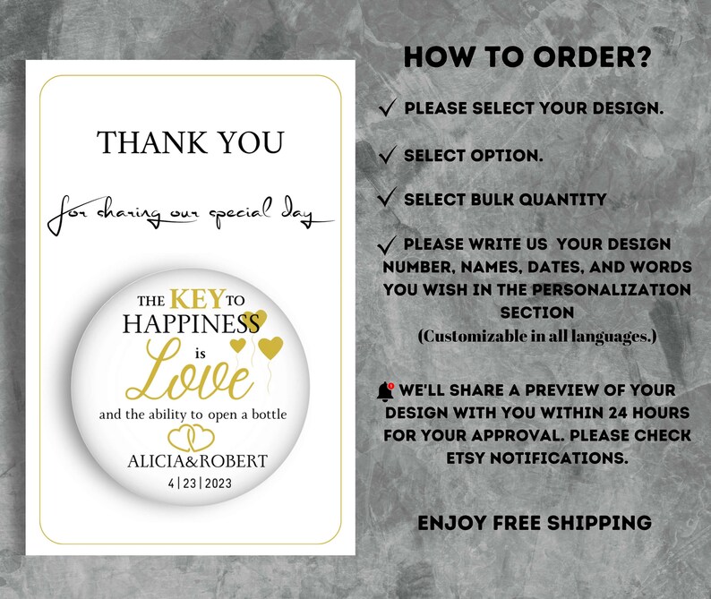 Beach Wedding Party Favors for Guests in Bulk. Magnetic Bottle opener - Image 10