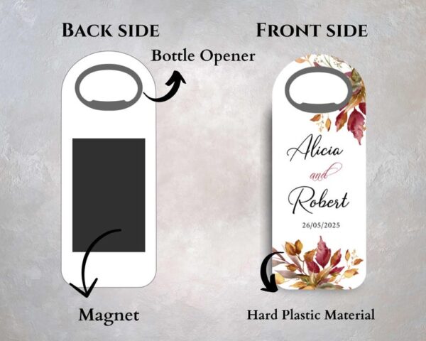 Baptism Bottle Opener Magnet Favors. Baby Shower Favors, Birthday party favors, Bulk Party Favors - Image 7