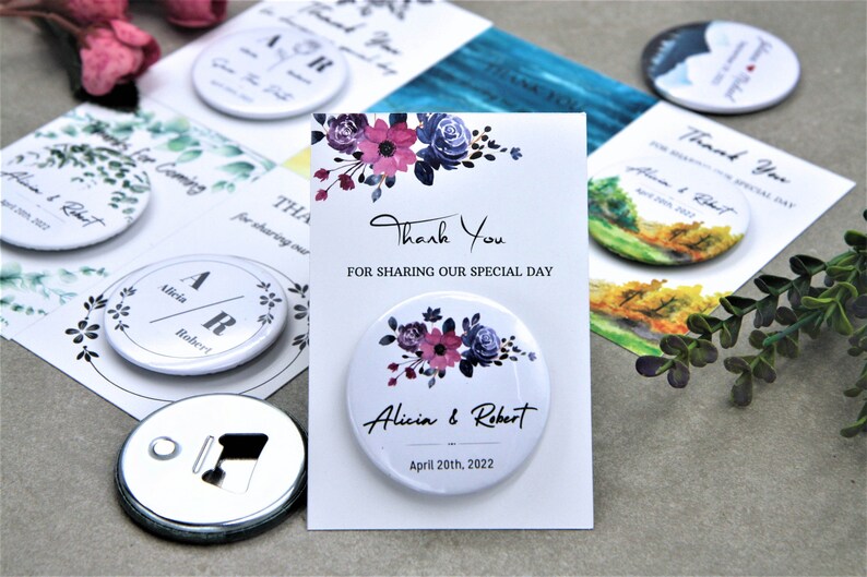 Beach Wedding Party Favors for Guests in Bulk. Magnetic Bottle opener - Image 2