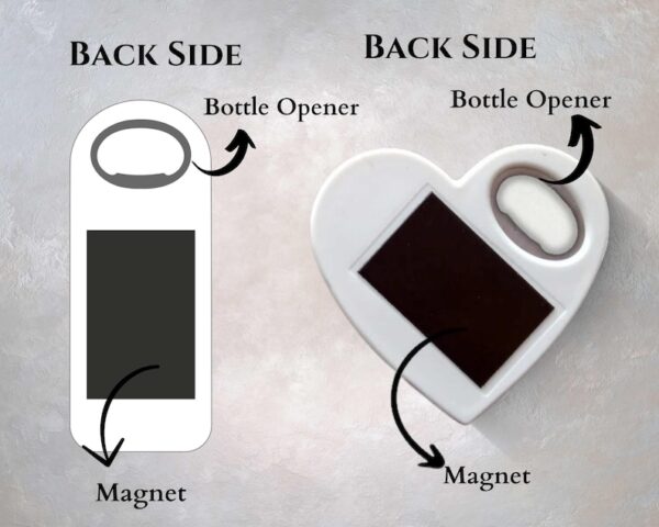 Magnetic Bottle Opener Favors for Weddings, Birthdays, Bridal Showers, Baptisms, Baby Showers. - Image 8