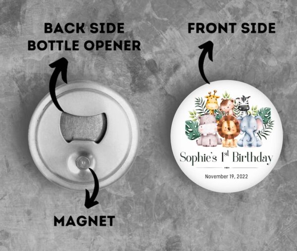 Bottle Opener Magnet for Birthday favors in Bulk. Birthday Giveaways. Birthday Souvenir for Guests - Image 9