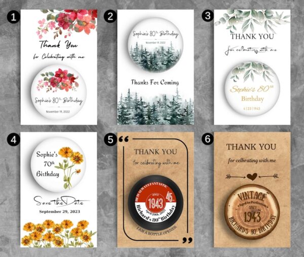 Bottle Opener Magnet for Birthday favors in Bulk. Birthday Giveaways. Birthday Souvenir for Guests - Image 2