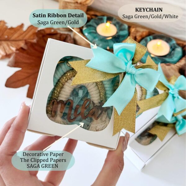 Rainbow Keychain Personalized Baptism Favors, First Communion Favors, Christening Favors, Custom Birthday Keychain, Mi Bautizo, Baptism Gift - Image 4