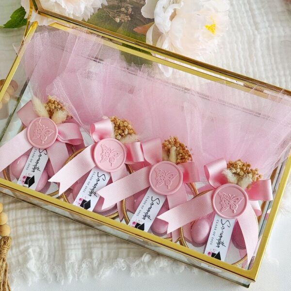 Class of 2025 Graduation Candy Favors, Personalized Almonds, Tulle Puff Wax Seal, Custom Name and Tassel Tag, College Grad Gift, Grad Favor - Image 8