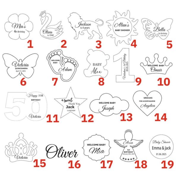 Custom Butterfly Baby Shower Favors, Welcome Baby Candy Gifts, Personalized Party Keepsakes, Butterfly Birthday Favors, Thank You Gifts - Image 10