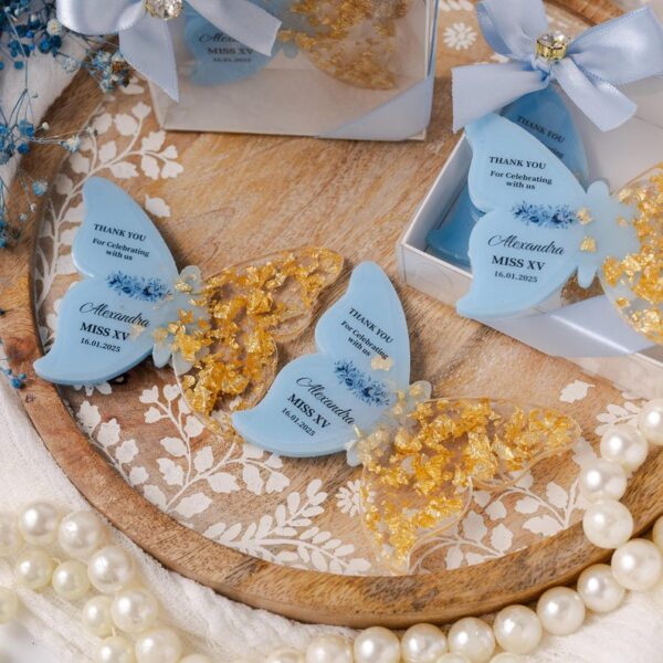 Quinceañera Butterfly Party Favors, Mis Quince Años Favors, Sweet 16 Birthday Gift, Personalized Gifts, Baby Shower Favor for Girls and Boys - Image 3