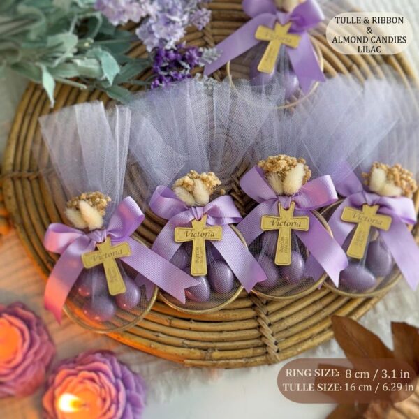 Personalized Baptism Almond Candy Favor, Unique Baptism Gift, Christening Favor, Baptism Thank You Gift, Holy Communion Favor, Mi Bautizo - Image 3