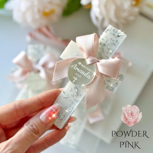 Silver Unique Baptism Favors For Girl, Baptism Thank You Magnet, Pink Baptism Favors, Christening Favors, Mi Bautizo Favors, Communion Gifts