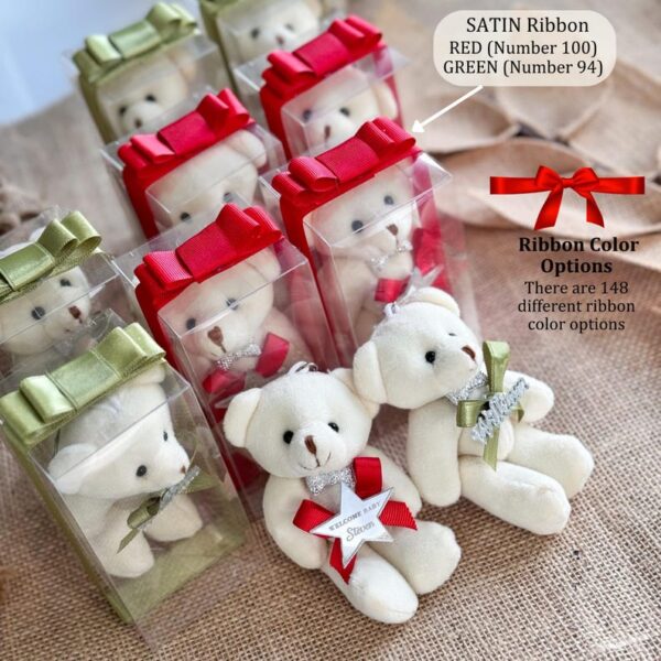 Personalized Teddy Bear Baby Shower Favor, Teddy Bear Keychains, Welcome Baby Girl, 1st Birthday Teddy Bear Party Favor, Welcome Baby Boy - Image 7