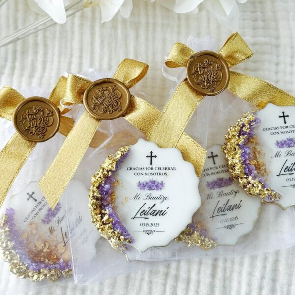 Personalized Baptism Epoxy Magnet, Custom Christening Favor for Boy or Girl, Mi Bautizo Keepsake, Baby Shower Gift, Unique Religious Favor - Image 8