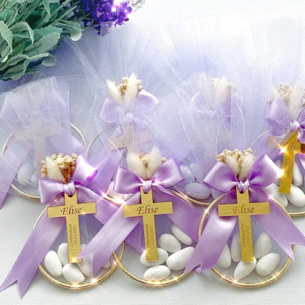 Personalized Baptism Favor with Almond Candy, Unique Christening Favors, Holy Communion Gift, Custom Mi Bautizo Keepsake for Boys and Girls - Image 7