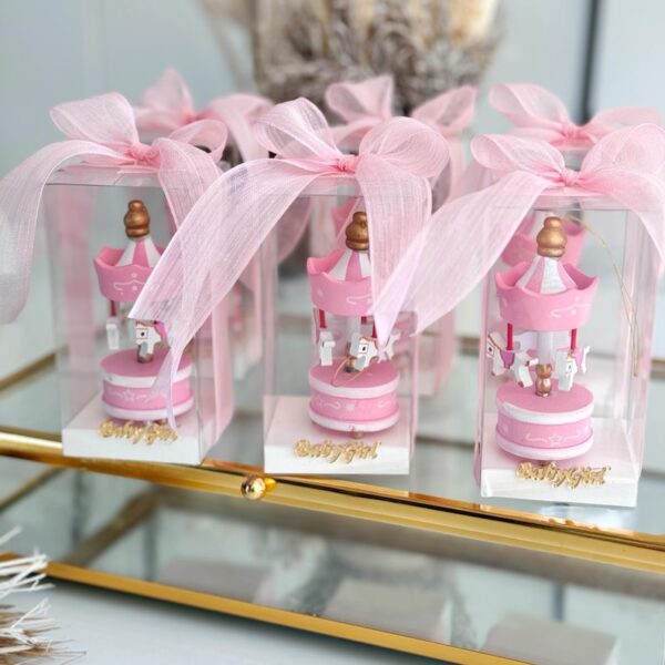 Carousel Party Favor, Baby Shower Keepsakes, Carousel Concept Gifts, Baptism Favors, Welcome Baby Favor, 1st Birthday Party Favor, Baptism - Image 7