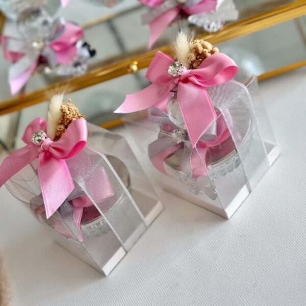 Luxury Silver Crystal Glass Wedding Favor Boxes, Personalized Candy Jar Favors, Wedding Candy Jar Favors, Customized Wedding Sweet Jars - Image 8