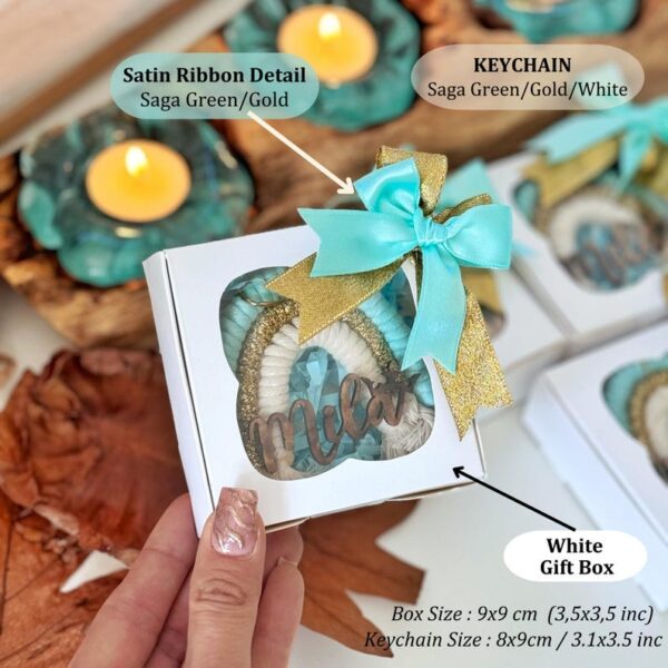 Rainbow Keychain Personalized Baptism Favors, First Communion Favors, Christening Favors, Custom Birthday Keychain, Mi Bautizo, Baptism Gift - Image 3