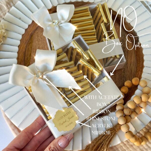 Custom Baptism Chocolate Favor, Personalized Christening Chocolate Gift, Party Favors, Chocolate Box Treats, Holy Communion Chocolate Favors - Image 6