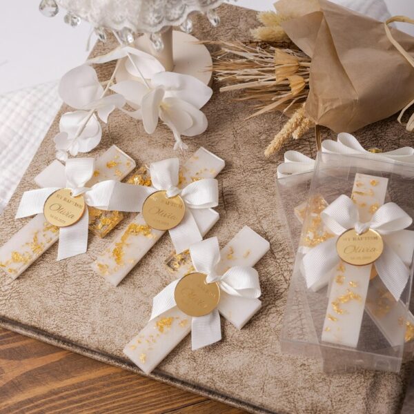 Custom Baptism Pink Cross Favors, Unique Baptism Favors For Girls and Boys, Cross Favors, Christening Gifts, First Holy Communion Favors - Image 8