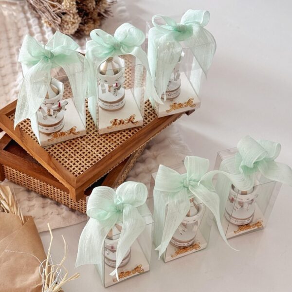 Carousel Party Favor, Baby Shower Keepsakes, Carousel Concept Gifts, Baptism Favors, Welcome Baby Favor, 1st Birthday Party Favor, Baptism - Image 5
