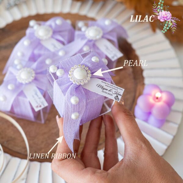 Custom Wedding Candle Favors, Elegant Bridal Shower Gifts, Personalized Bubble Candle, Bridesmaid & Baby Shower Party Favors, Event Keepsake - Image 3