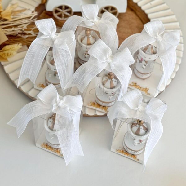 Carousel Party Favor, Baby Shower Keepsakes, Carousel Concept Gifts, Baptism Favors, Welcome Baby Favor, 1st Birthday Party Favor, Baptism - Image 8