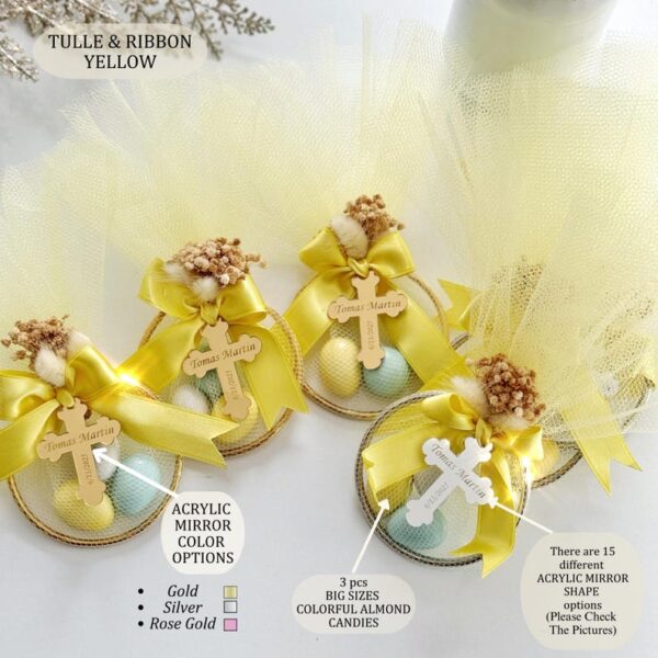 Unique Custom Baptism Almond Candy Gifts For Girl and Boys, Christening Favor, Holly Communion Favor, Baptism Almond Candy Favor, Mi Bautizo - Image 5
