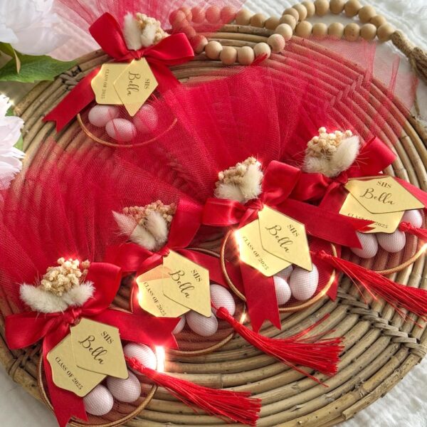 Personalized Graduation Candy Ring, Class of 2025 Gift, Custom Graduation Party Favor, Almond Candy Thank You Gift, Unique 2025 Graduation - Image 8