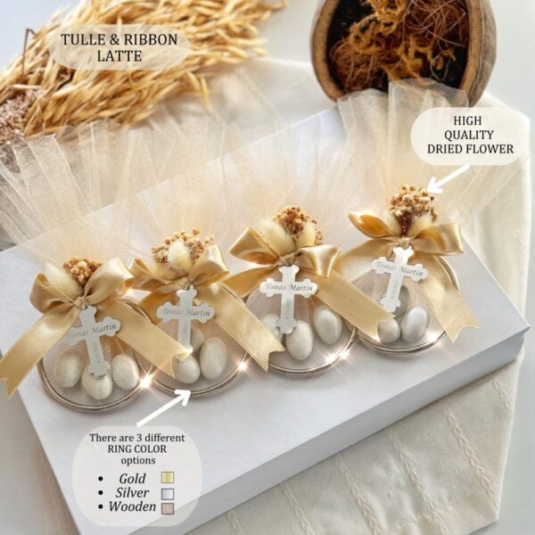 Unique Custom Baptism Almond Candy Gifts For Girl and Boys, Christening Favor, Holly Communion Favor, Baptism Almond Candy Favor, Mi Bautizo - Image 4