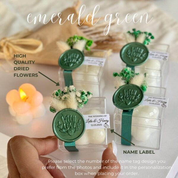 Wedding Candle Favor, Bridal Shower Guest Gift, Engagement Bubble Candle Favor, Baptism Thank You Keepsake, Thank You Bulk Gift, Party Favor