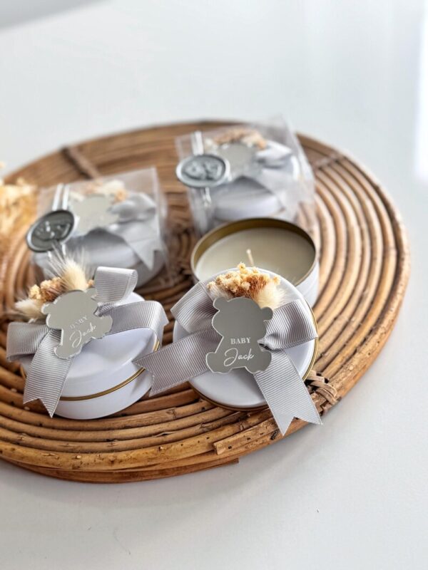 Custom Baptism Cross Candle Favor, Blue Christening Candle Gift, First Communion Candle, Baptism Candle Cross Decoration, Communion Gift - Image 7
