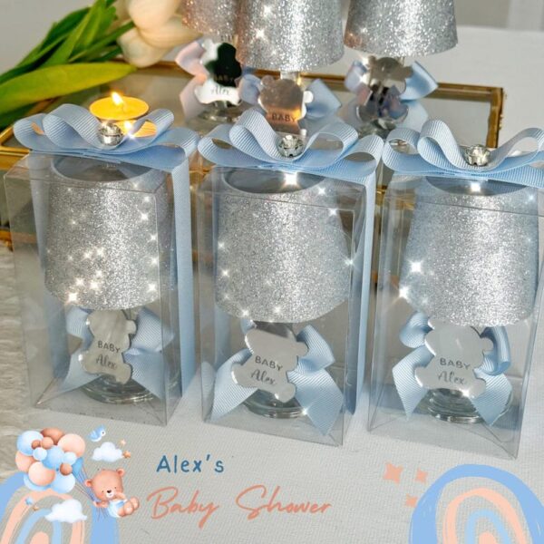 Welcome Baby Gift, Thank You Gifts for Guests, Candle Gift for Girl, Personalized First Birthday Lampshade Candle Gift, Baby Shower Gift - Image 4