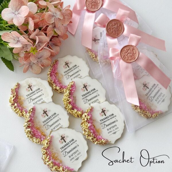 Personalized Baptism Epoxy Magnet, Custom Christening Favor for Boy or Girl, Mi Bautizo Keepsake, Baby Shower Gift, Unique Religious Favor - Image 3