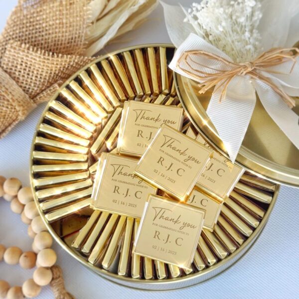 Custom Baptism Chocolate Favor, Personalized Christening Chocolate Gift, Holy Communion Chocolate Treats, Custom Party Favors, Chocolate Box - Image 5