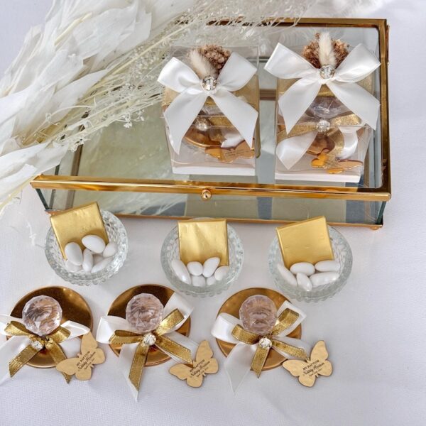 Luxury Silver Crystal Glass Wedding Favor Boxes, Personalized Candy Jar Favors, Wedding Candy Jar Favors, Customized Wedding Sweet Jars - Image 5