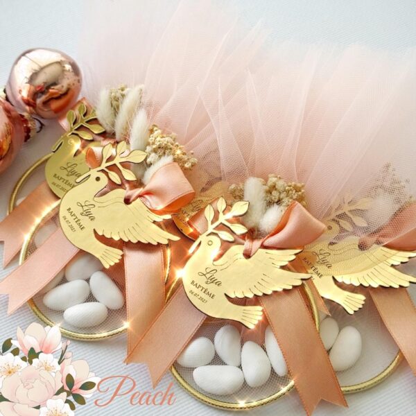 Personalized Baptism Favor with Almond Candy, Unique Christening Favors, Holy Communion Gift, Custom Mi Bautizo Keepsake for Boys and Girls - Image 2