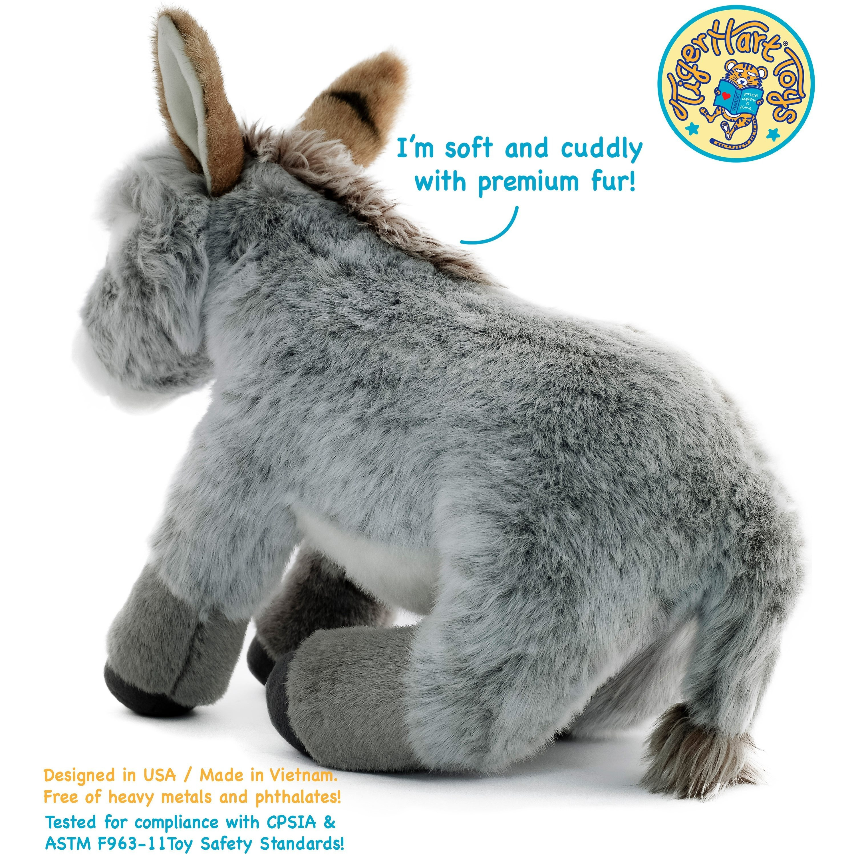 Darlene The Donkey - 15 Inch Stuffed Animal Plush - Image 6