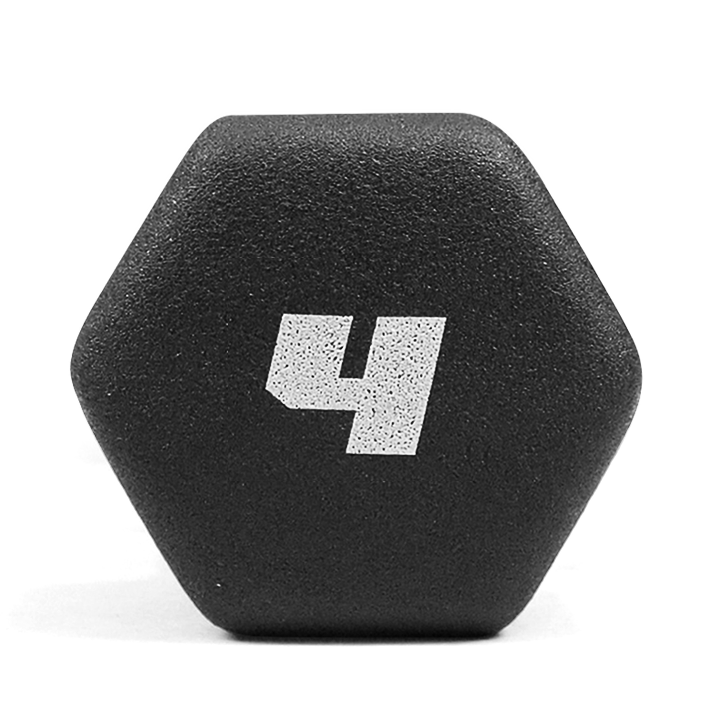 CAPHAUS Black Neoprene Dumbbells, Anti-slip Grip & Anti-roll Hexagon Shape, Muscle Building, Strength Building & Body Toning, Multiple Sizes, Sold in Pairs - Image 11